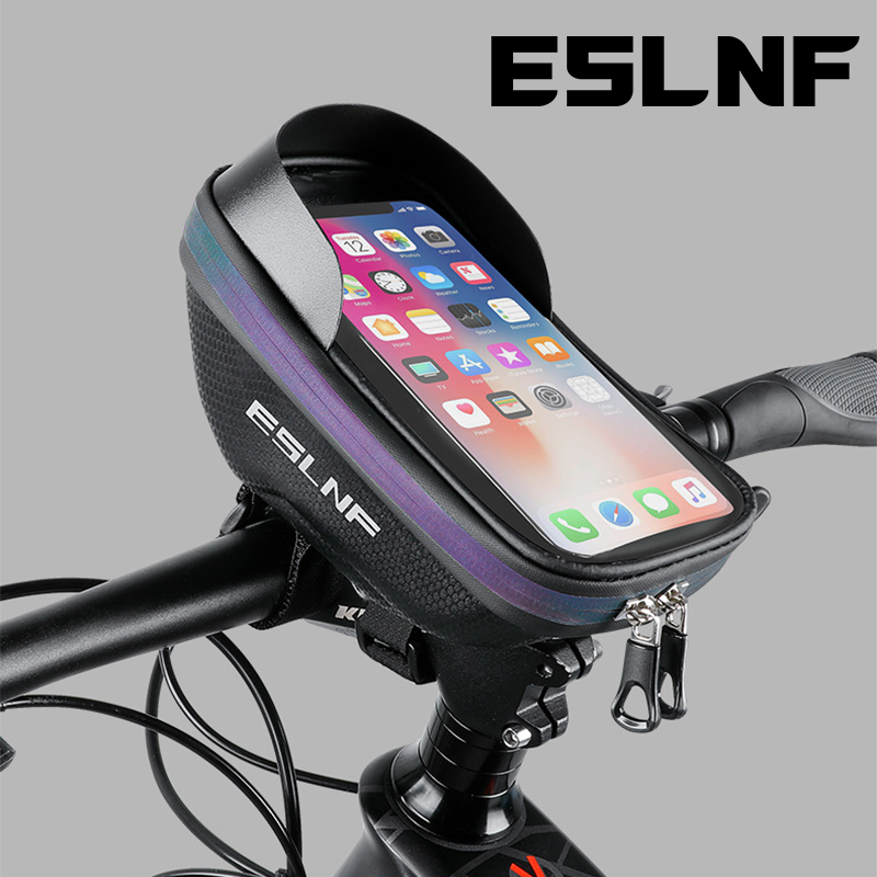 Mountain Biking Backpack - ESLNF-Waterproof Hard Shell Phone Bag, Cycling
