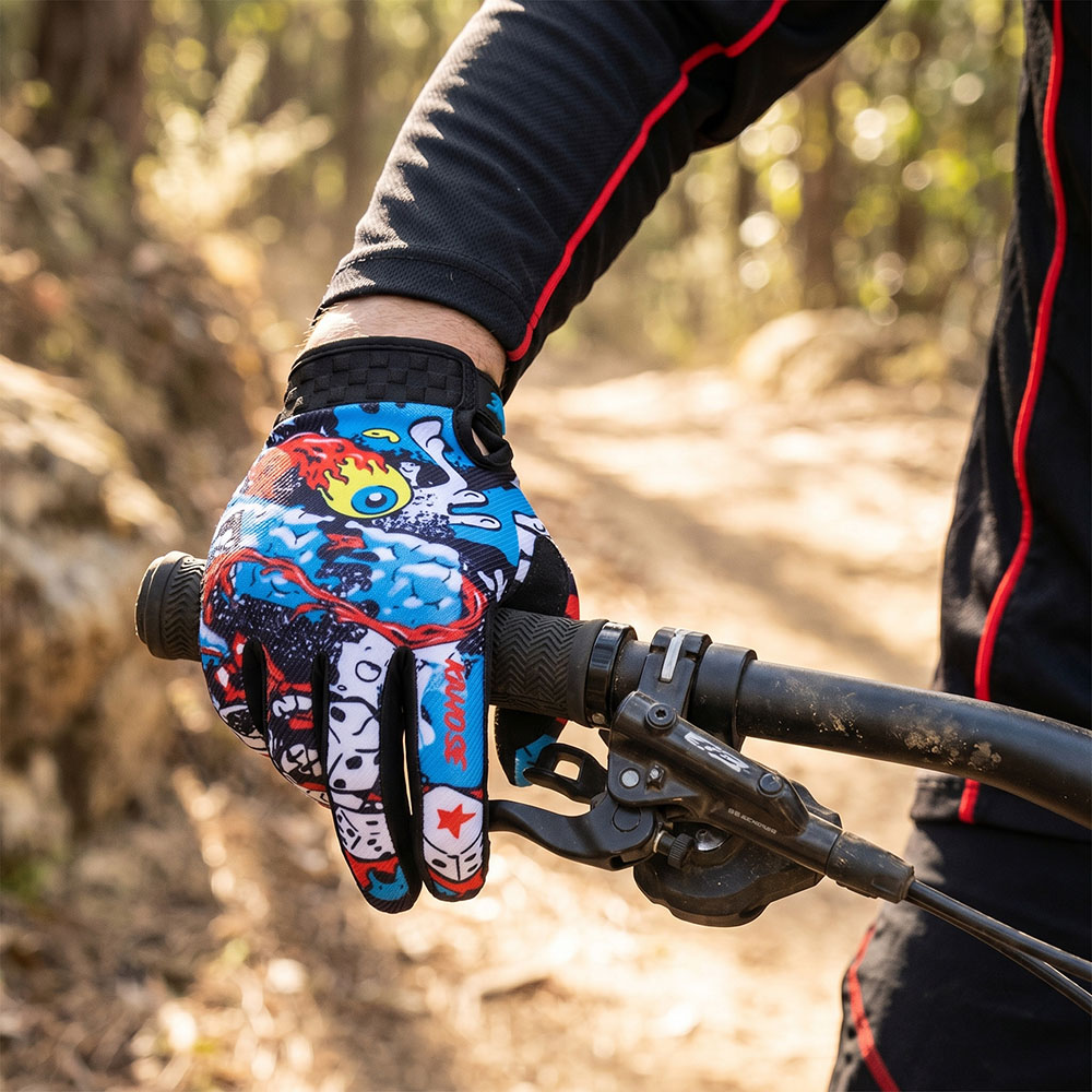 Mountain Biking Gloves - Luvas de Moto Respiráveis para Verão