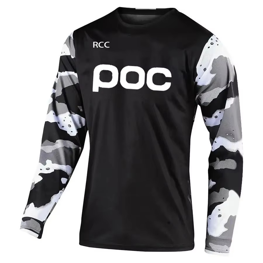 Mountain Biking Camp - Camiseta de Manga Longa Masculina, Jersey