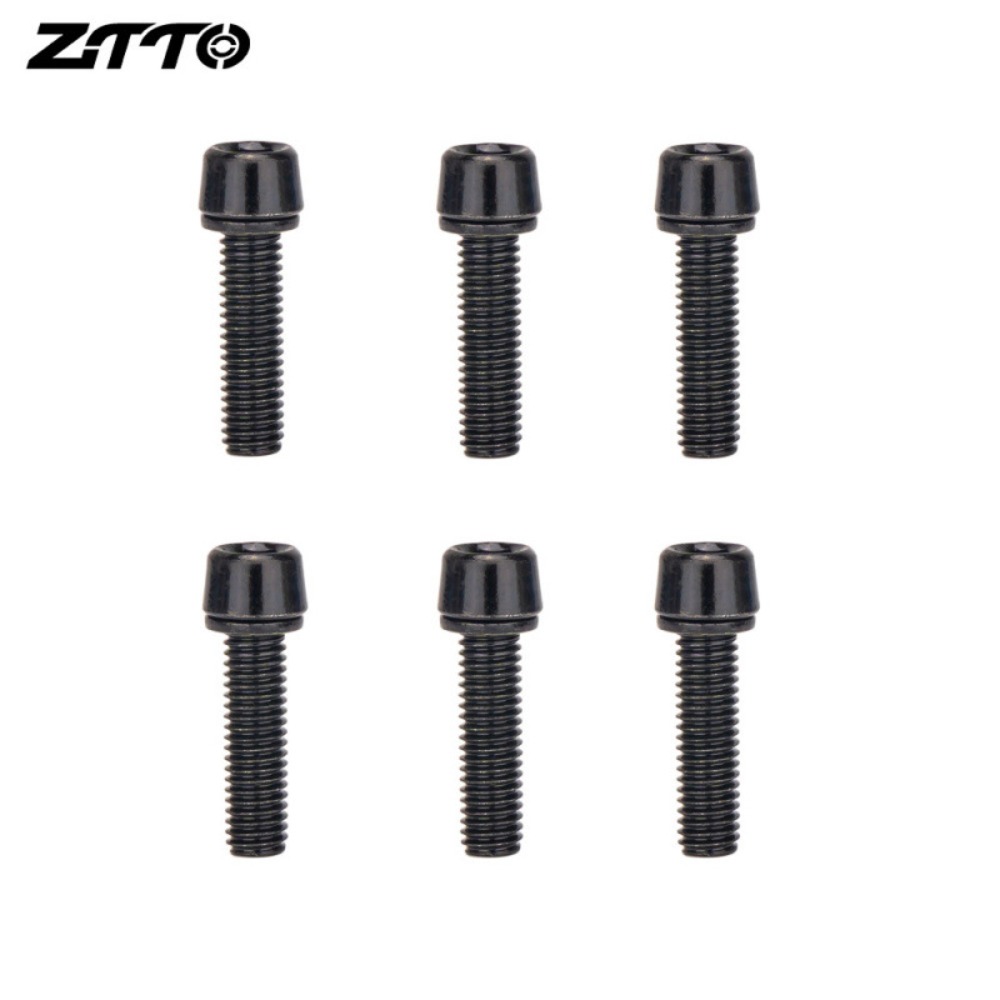 Handlebar Riser Stem - 6 peças de parafusos coloridos de