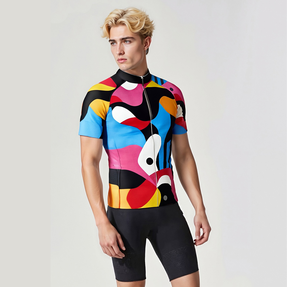 Mountain Biking New Jersey - Nova Camisa de Ciclismo Masculina de