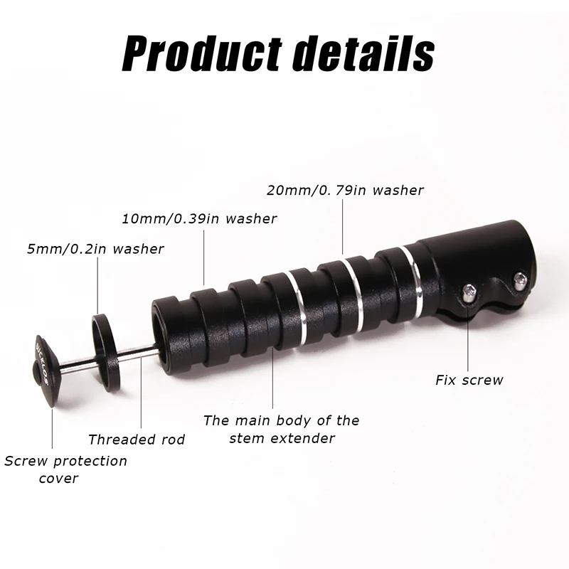 Bucklos extensor de altura da  - Handlebar Riser Stem avaliação e preço