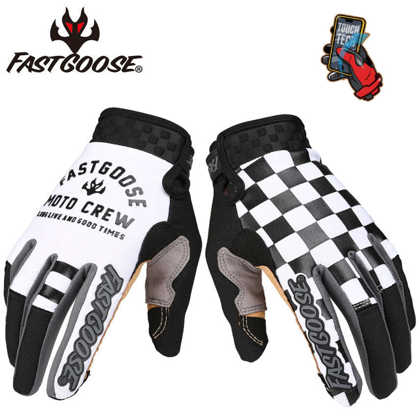 Fastgoose motocross mx luvas e - Mountain Biking Gloves avaliação e preço