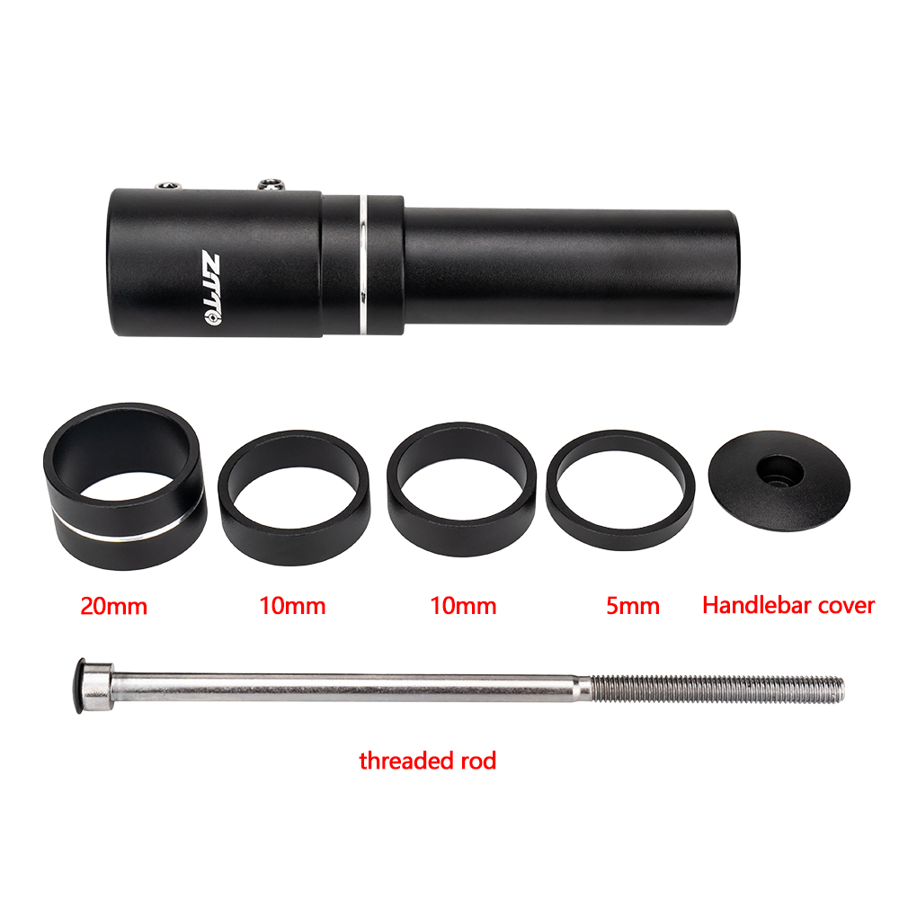 Ztto bicicleta garfo haste ext - Handlebar Riser Stem avaliação e preço