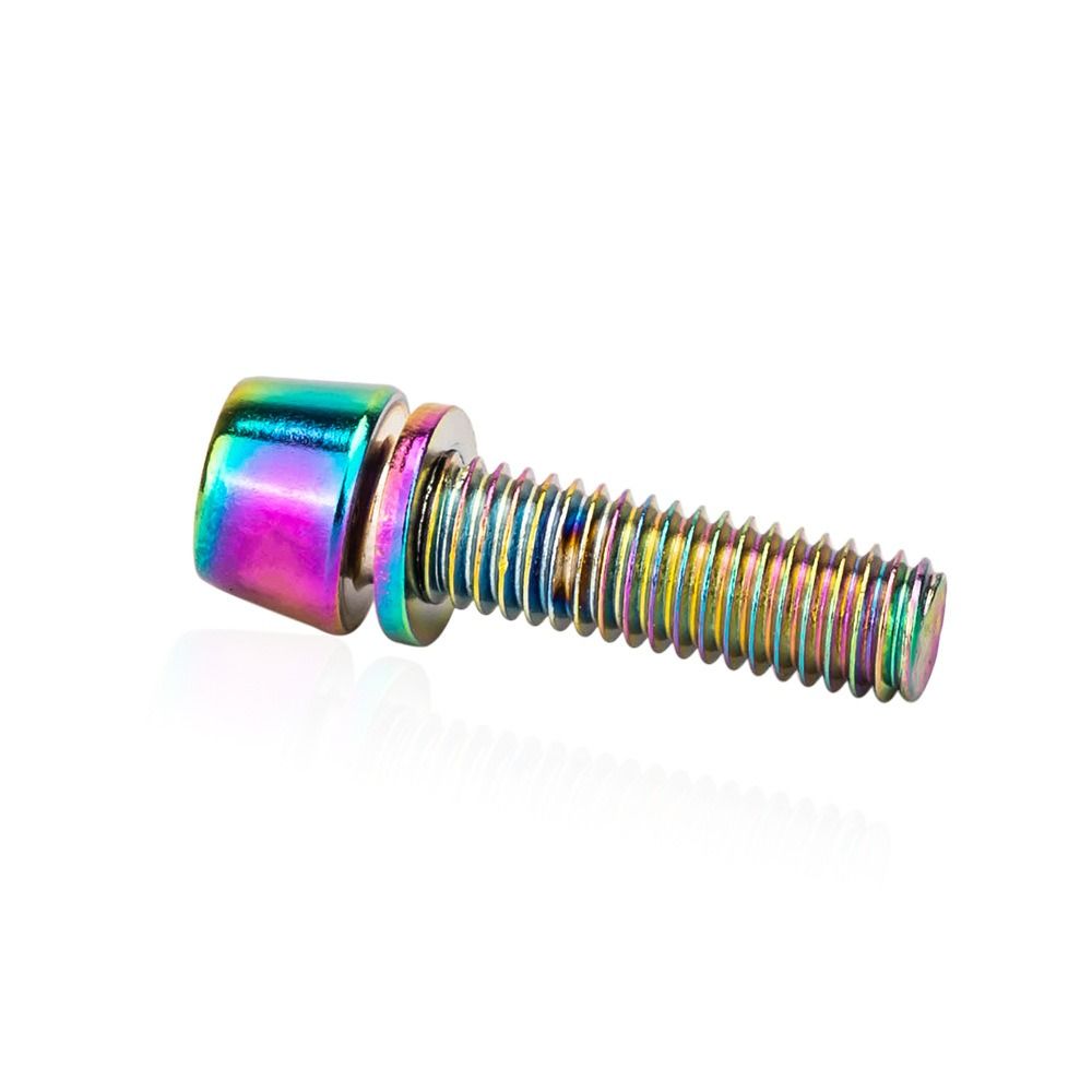 6 peças de parafusos coloridos - Handlebar Riser Stem avaliação e preço