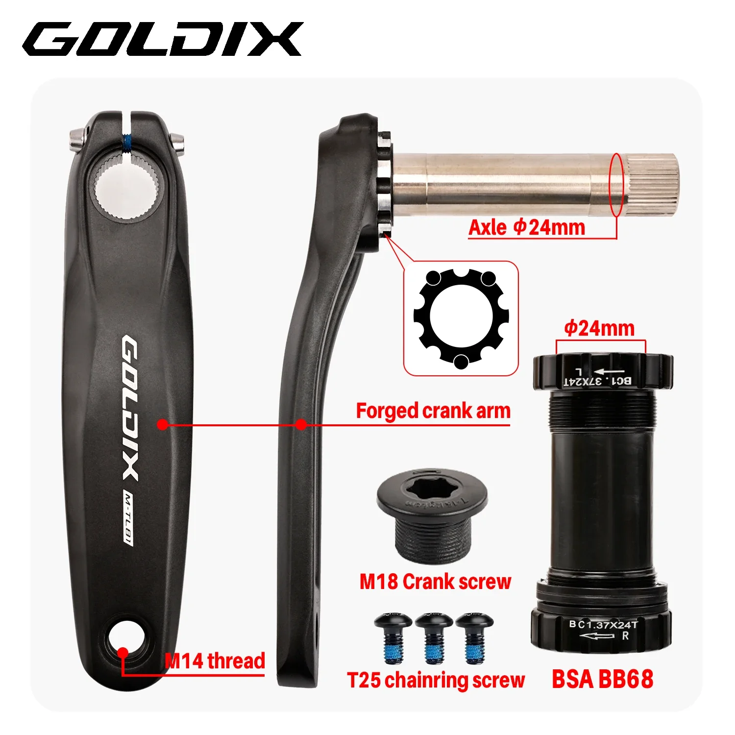 Pedivela GOLDIX XC para Bicicl - Mountain Biking Xc avaliação e preço